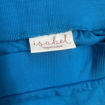 Isabel Maternity Blue Ribbed Skirt, New, Size- S,M,XXL