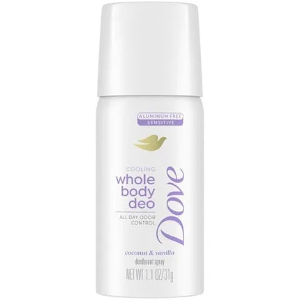 Dove Coconut Vanilla Alcohol-Free Whole Body Deodorant Spray 1.1 oz