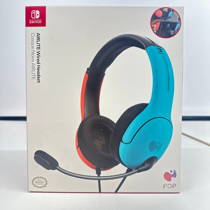 PDP LVL40 Wired Stereo Gaming Headset (Blue/Red) for Nintendo Switch -