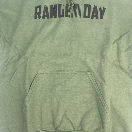 Range Day Hoodie Military Green, New, Size M