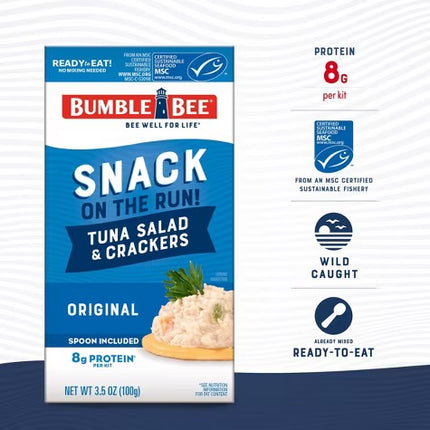 Bumble Bee Tuna Salad with Crackers Snack Kit - 3.5oz - EXP. 04/2027