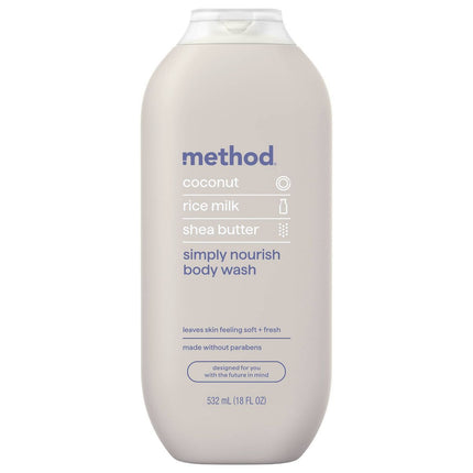 Method Body Wash Simply Nourish - 18 fl oz