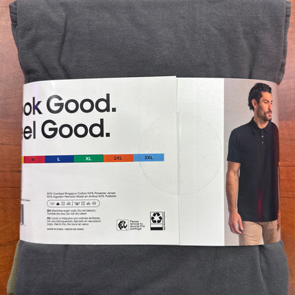 True Classic Mens Polo - 3 Pack Black/Green/Grey - Size XL