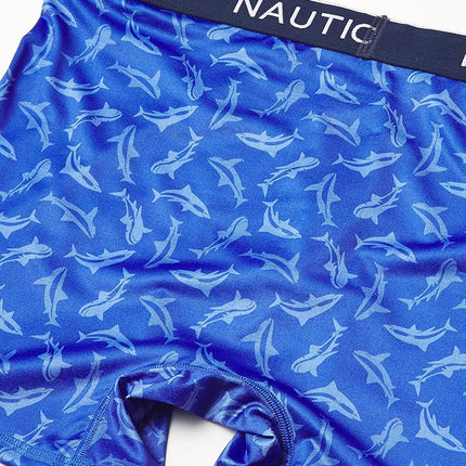 Nautica Men’s Boxer Briefs (4-Pack) - Comfortable and Stylish Underwear, Size S