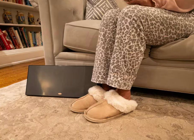 Cozy Legs Flat Panel Radiant Desk Office Personal Heater 150-Watt Safer Than Space Heaters Warms Cold Legs and Feet