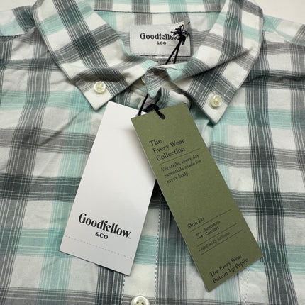 Goodfellow & Co Men’s Plaid Button-Up Shirt, Size XL, New