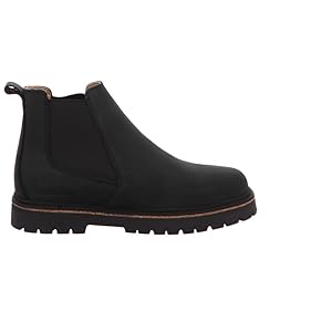 Birkenstock Stalon Leather Boots Black Size 10 Men’s New