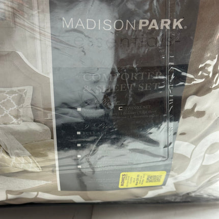 Madison Park Essentials Comforter and Sheet Set, Twin XL, New