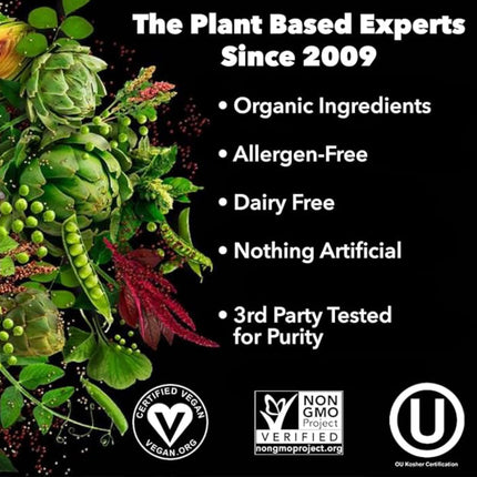PlantFusion Complete Vegan Protein Powder - Non GMO - Plant Based Protein Powder Vanilla Bean 2 lb - Exp. 09/28