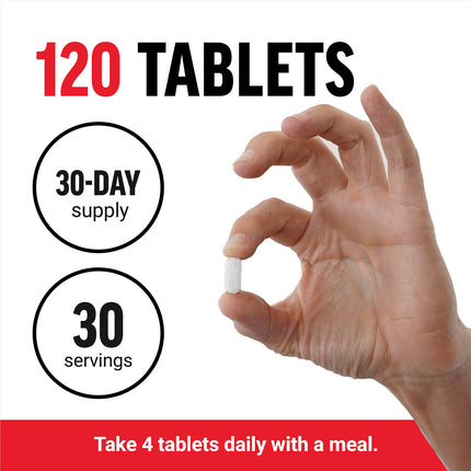 Force Factor Test X180 Boost 120 Tablets, Exp 10/26