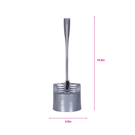 REYNERA Plastic Toilet Bowl Sanitary Brush With Caddy