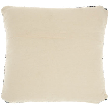 Mina Victory 22" x 22" Denim Indoor Decorative Pillow (New)