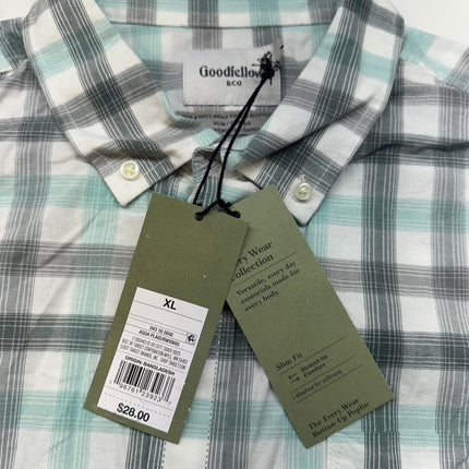 Goodfellow & Co Men’s Plaid Button-Up Shirt, Size XL, New