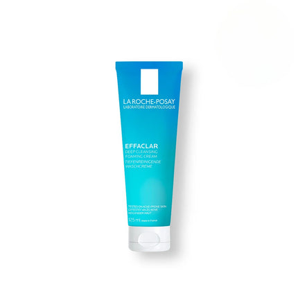 La Roche Posay Effaclar Deep Cleansing Foaming Cream Face Cleanser - Unscented - 4.2oz