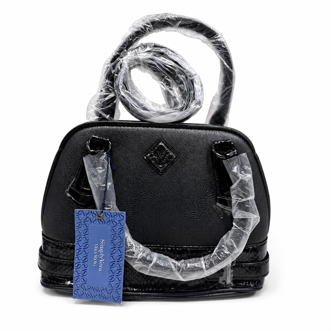 Simply Vera Vera Wang Black Dome Satchel