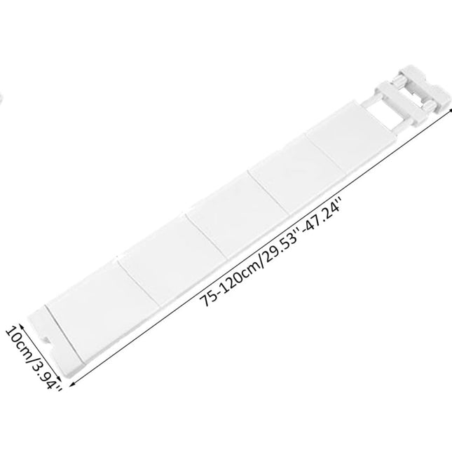 LIYIVNAA Expanding Narrow Closet Shelf Tension Rod, Open Box New