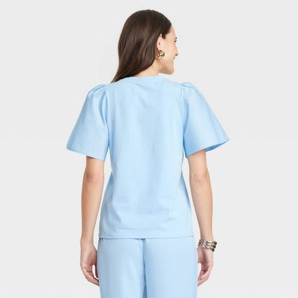 Women's KTW Puff Elbow Sleeve T-Shirt - A New Day™