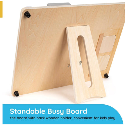 Montessori Busy Board for Toddlers 20-in-1, Large Busy Board, 36x24 - Open Box New