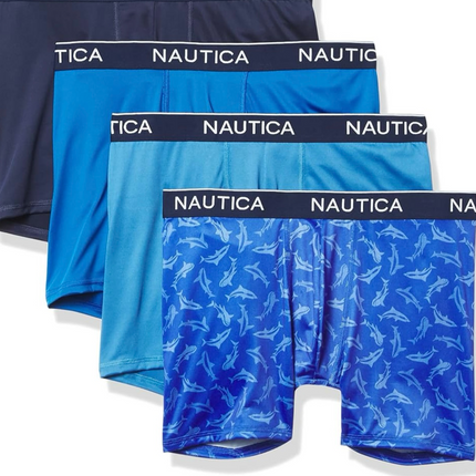 Nautica Men’s Boxer Briefs 4-Pack, comfortable and stylish underwear in various colors”