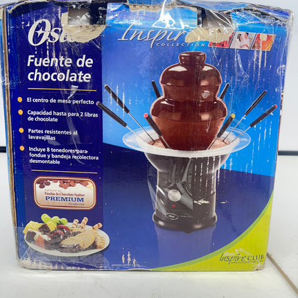 Oster Chocolate Fountain, 3-Tier with Fondue Forks - New Open Box