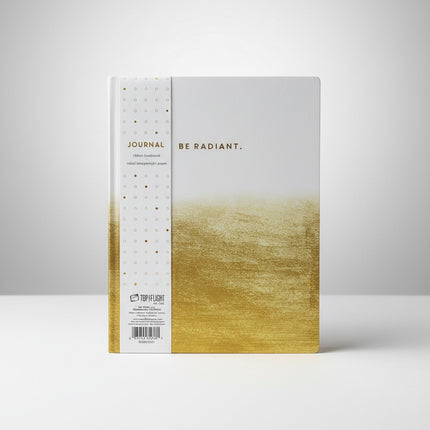 Top Flight Be Radiant Journal - Heavyweight Paper, Ribbon Bookmark