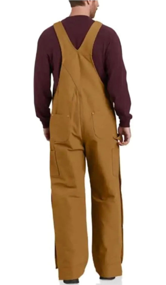 Carhartt Men’s Loose Fit Firm Duck Insulated Bib Overall - New, Size 56x30