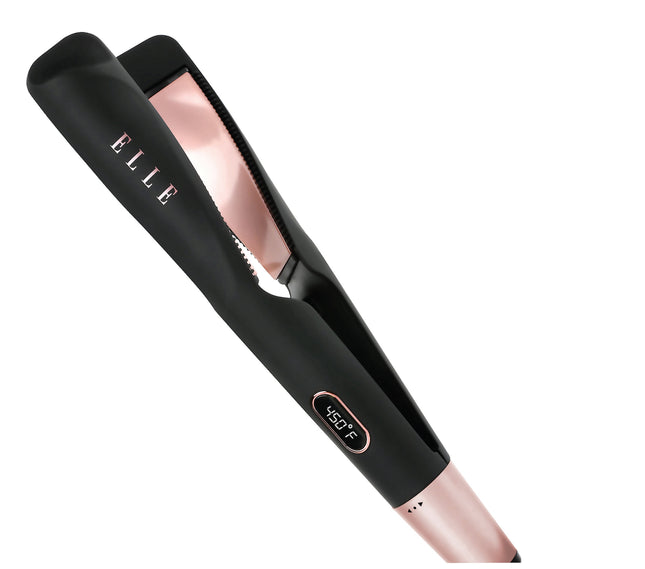 Elle Première Twisted 2-in-1 Flat/Curling Iron - New