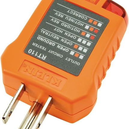 Klein Tools RT110 AC Electrical Outlet Tester – New