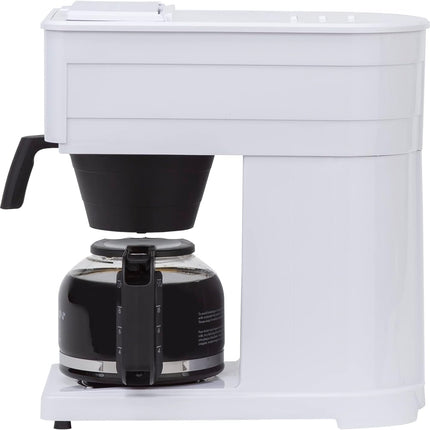 BUNN GRW Classic Velocity Brew 10-Cup Home Coffee Brewer - White, New