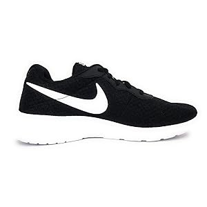Nike Tanjun Running Shoes Black/White Men Size 8.5 New