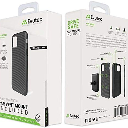 Evutec Karbon iPhone 11 Pro 5.8" Heavy-Duty Phone Case - Black (New)