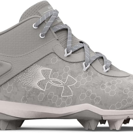 Under Armour Harper 8 Mid RM Baseball Cleats Black Size 3 Boys New.