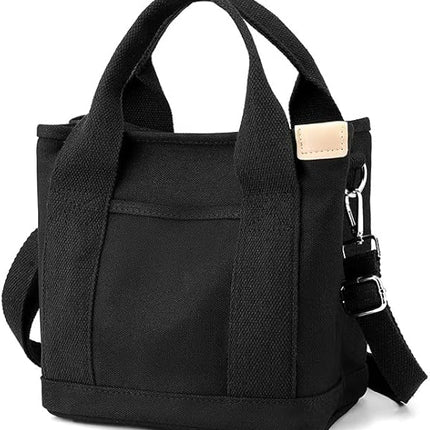 Small Tote Bag with Zipper Tote Bag for Women Crossbody Bag Shoulder Bag, Messenger Bag