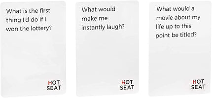 HOT SEAT Party Game - The Family Card Game That's All About You - for Kids,Teens, College Students, Adults + Families