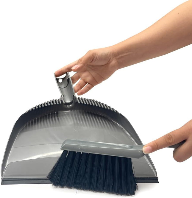 Reynera Dustpan With Brush Set - Grey