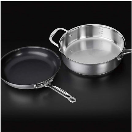 Cuisinart 14-Piece Cookware Set - Chef’s Classic Stainless Steel, New Open Box