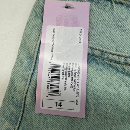 Wild Fable Women’s Teal Overdye Jeans, New, Size 14