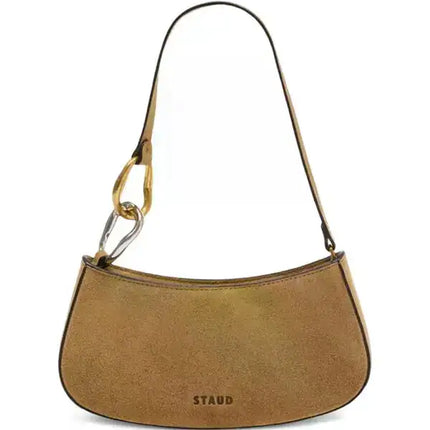 Staud OLLIE BAG HAZEL SUEDE - Off Shoulder Bag