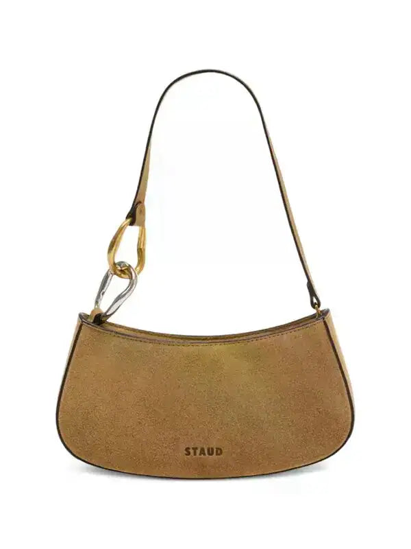 Staud OLLIE BAG HAZEL SUEDE - Off Shoulder Bag
