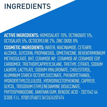 CeraVe Face Moisturizer with Sunscreen, AM Facial Moisturizing Lotion for Normal to Dry Skin - SPF 30 - 3 fl oz: