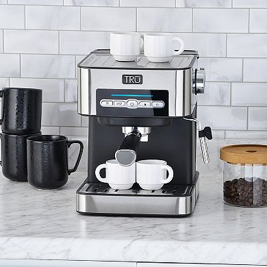 TRU 15-Bar Espresso Maker - Stainless Steel (Open Box)