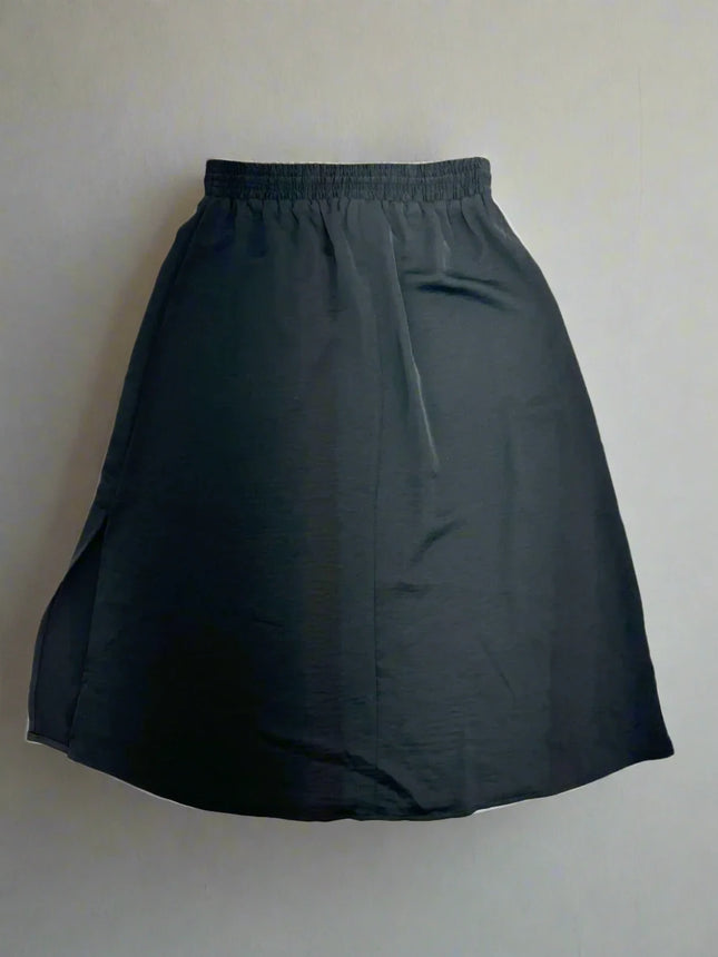 Women's Black Drawstring Skirt - A New Day™, New Without Tags, Size M