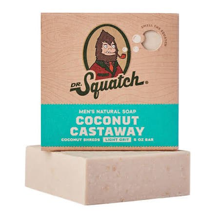 Dr. Squatch Coconut Castaway Soap Bar - 5 Oz