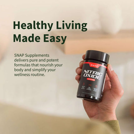 Snap Supplements Nitric Oxide Booster for Men & Women 90 Count