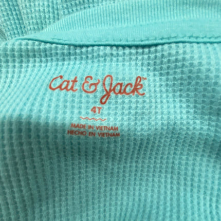 Cat & Jack Boys Long Sleeve Waffle Shirt - New, Size 4T