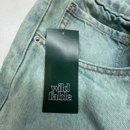 Wild Fable Women’s Teal Overdye Jeans, New, Size 14