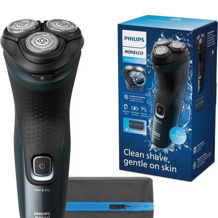  “Philips Norelco Shaver 2600, Rechargeable Cordless Electric Shaver with Pop-Up Trimmer, wet and dry use”