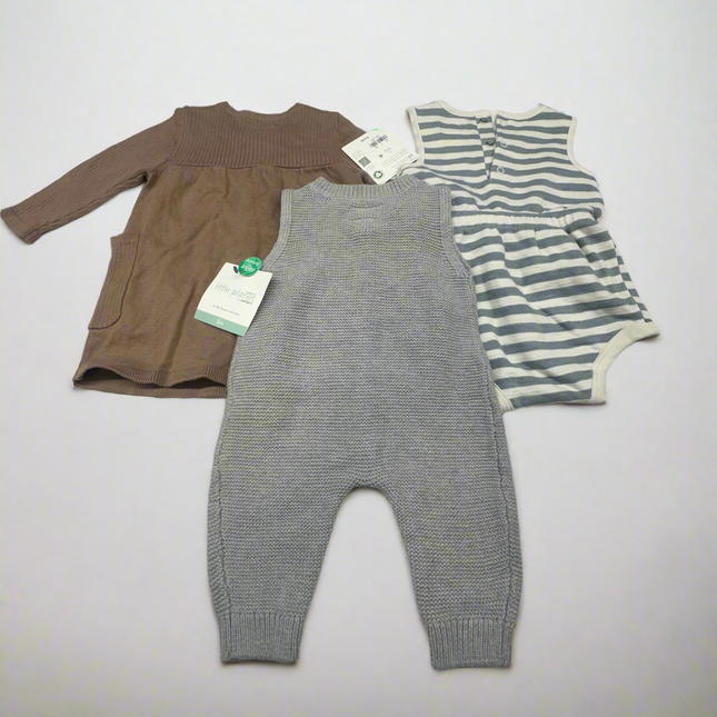 Little Planet 3-Pack Baby Outfit Set, Size 3 Months, New