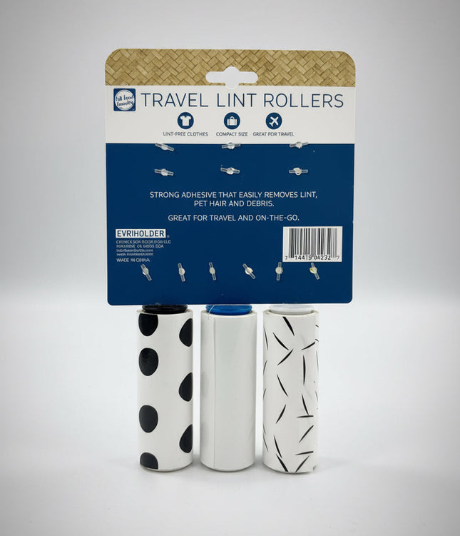 Evriholder 3 Pack Sticky Travel Lint Rollers