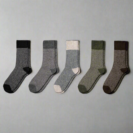 5 Pairs - Merino Wool Socks for Men & Women, Size XL (10-12.5) - New

